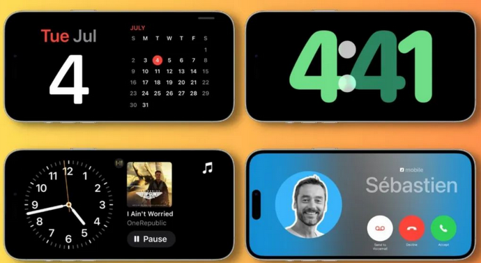 沁阳苹果手机维修分享iOS17横屏充电待机显示有什么好处 